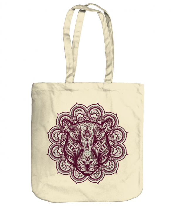Jaguar mandala - EarthAware Organic Spring Tote bag