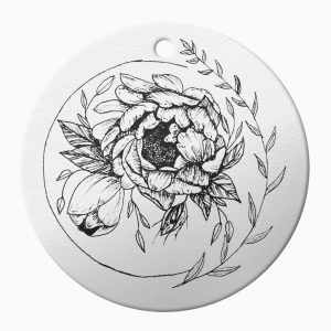 ArtDees - Ceramic Floral Ornament