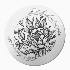 ArtDees - Ceramic Floral Ornament