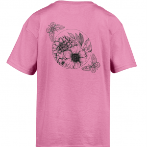 Artdees - Floral Butterfly Gildan SoftStyle® Ringspun T-Shirt