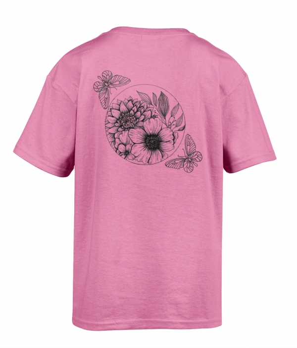 Artdees - Floral Butterfly Gildan SoftStyle® Ringspun T-Shirt
